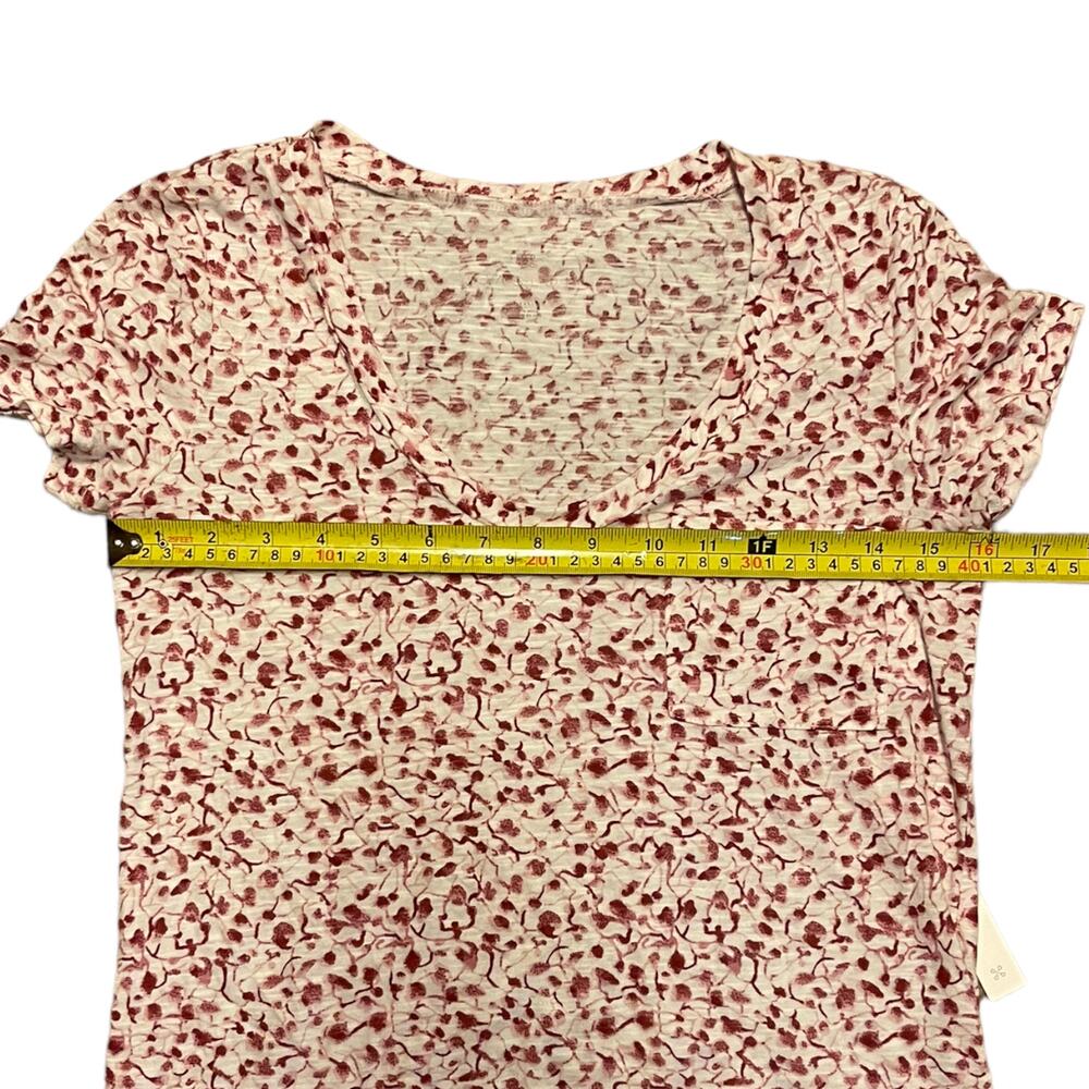 Caslon White Pink Cotton Blend Shirt Size XXS NEW - Picture 4 of 4